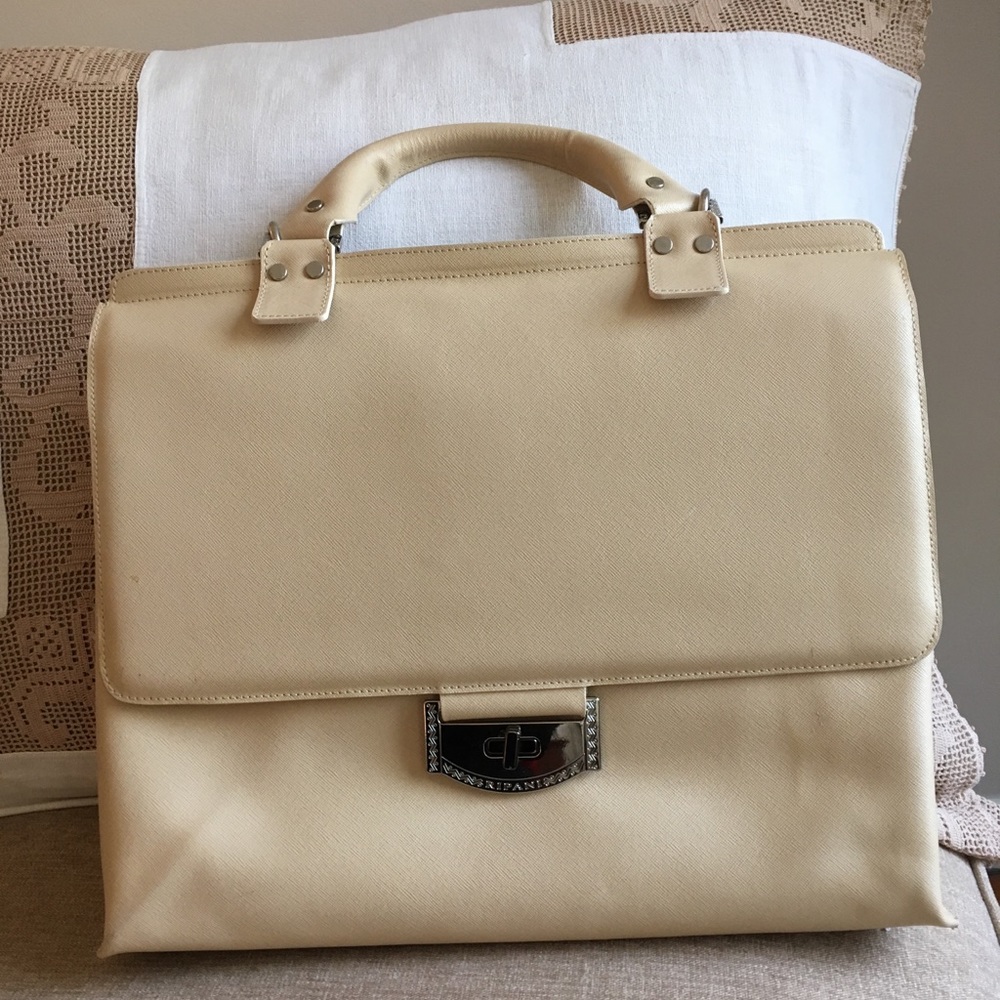 Ripani Leather Briefcase